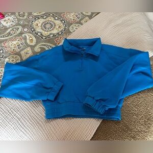 Paragon cropped half zip jacket